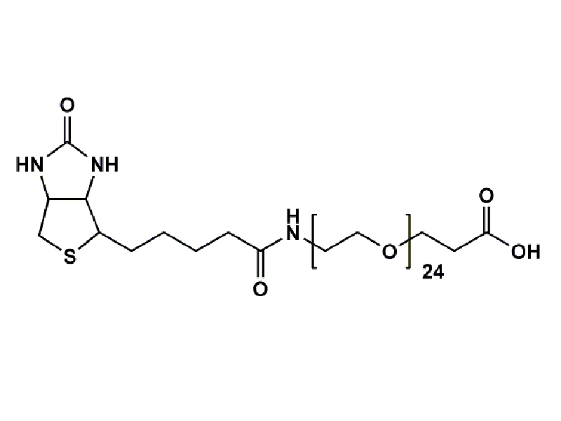 Monodispersed Poly(Ethylene Glycol) from PurePEG:(+)-Biotin-PEG24-CH2CH2COOH - MSE Supplies LLC
