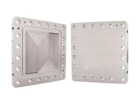 250cm² AEM Electrolyzer Hardware - Serpentine Flow Field, Au-Ni + Au-Ni End Plate, Electrochemical Products, MSE Supplies LLC, MSE Supplies