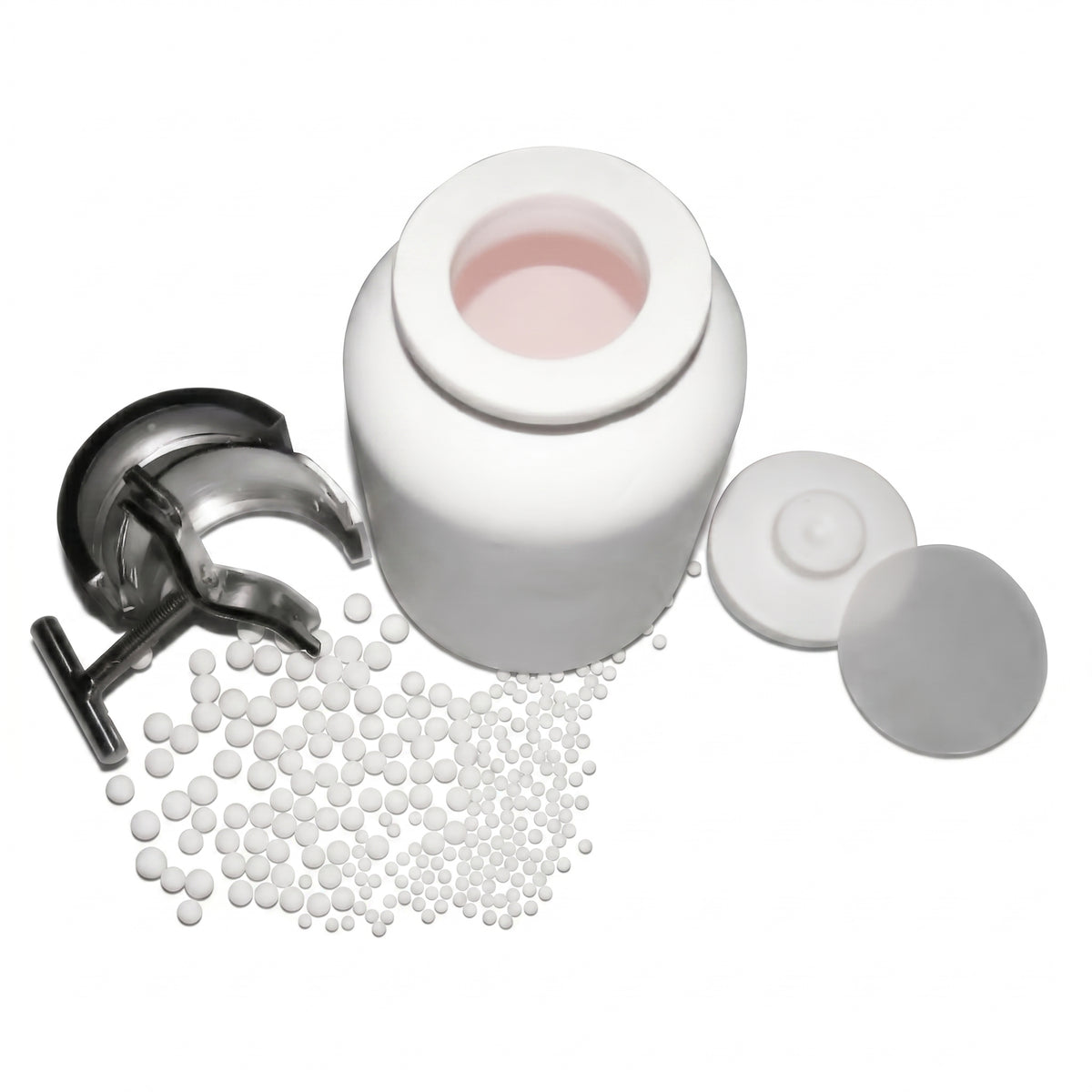 MSE PRO 3L (3,000 ml) 99% High Alumina Ceramic Roller Mill Jar AI image