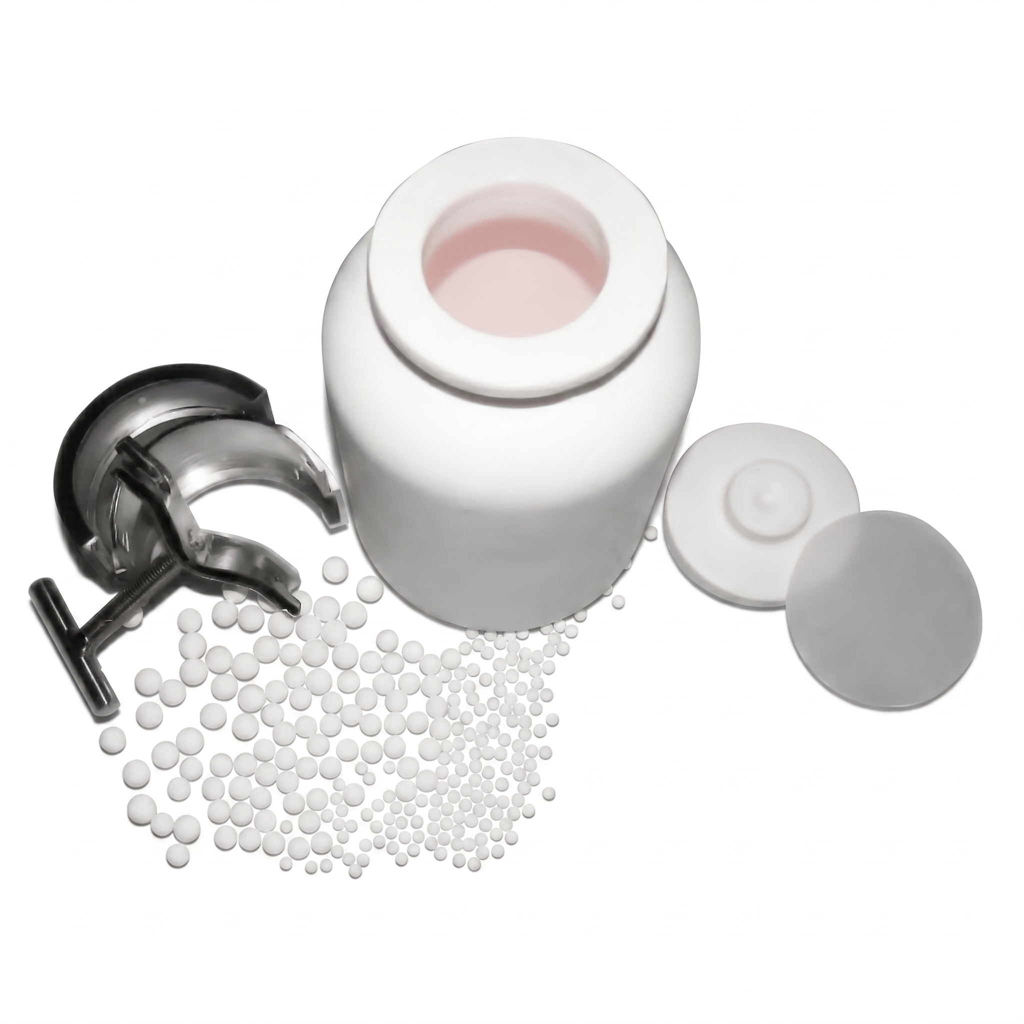 MSE PRO 3L (3,000 ml) 99% High Alumina Ceramic Roller Mill Jar AI image