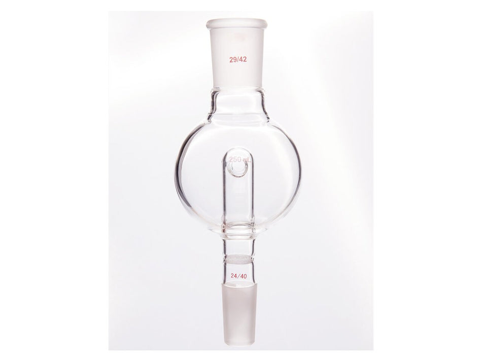 MSE PRO Splash-Proof Balls with Sand Plate Modification, 29/42-24/40, 250mL - MSE Supplies LLC