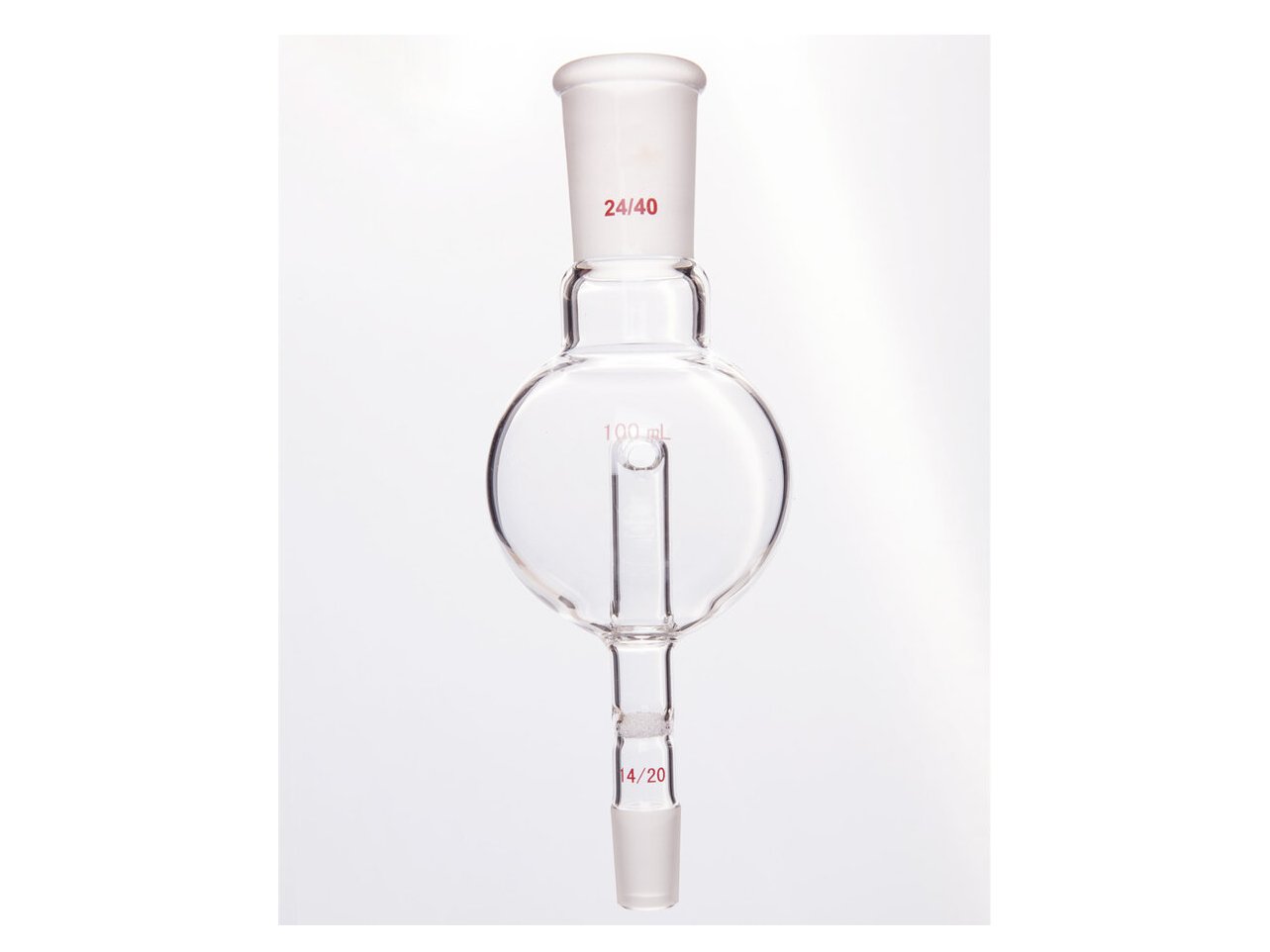 MSE PRO Splash-Proof Balls with Sand Plate Modification, 24/40-14/20, 100mL - MSE Supplies LLC