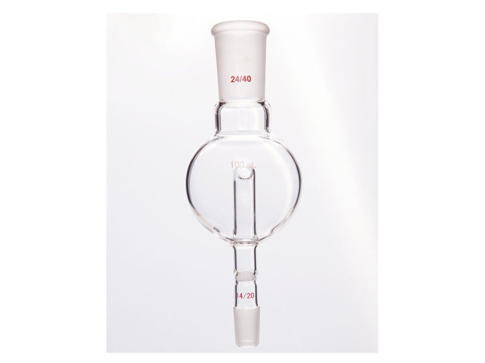 MSE PRO Splash-Proof Balls with Sand Plate Modification, 24/40-14/20, 100mL - MSE Supplies LLC