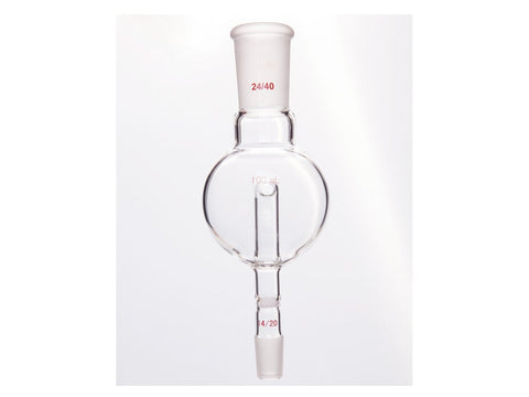 MSE PRO Splash-Proof Balls with Sand Plate Modification, 24/40-14/20, 100mL - MSE Supplies LLC