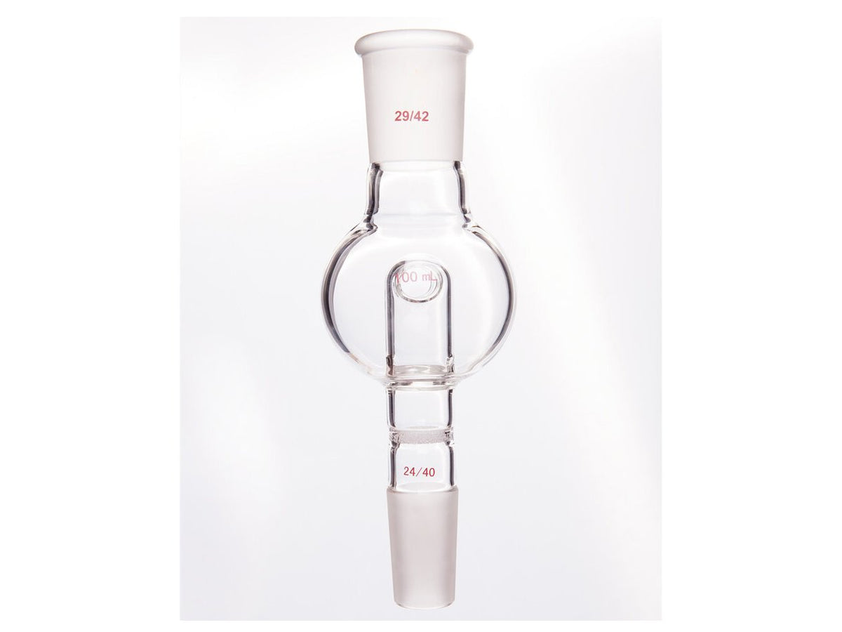 MSE PRO Splash-Proof Balls with Sand Plate Modification, 29/42-24/40, 100mL - MSE Supplies LLC