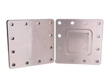 25cm² AEM Electrolyzer Hardware - Serpentine Flow Field, Ni + Ni End Plate, Electrochemical Products, MSE Supplies LLC, MSE Supplies