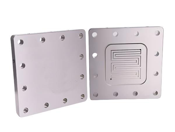 25cm² AEM Electrolyzer Hardware - Serpentine Flow Field, Ti + Ti End Plate, Electrochemical Products, MSE Supplies LLC, MSE Supplies