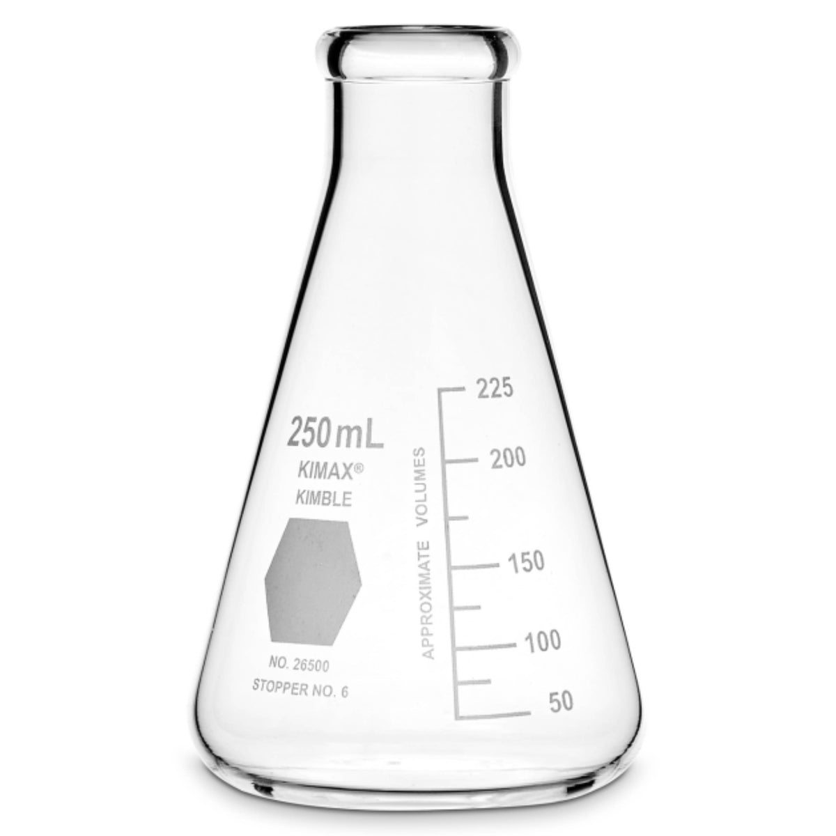 KIMBLE® KIMAX® Erlenmeyer Flask, Narrow Mouth, 250 mL