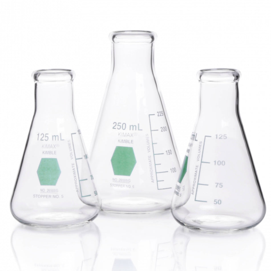 KIMBLE® KIMAX® Coloware Erlenmeyer Flask, Green, 1000 mL