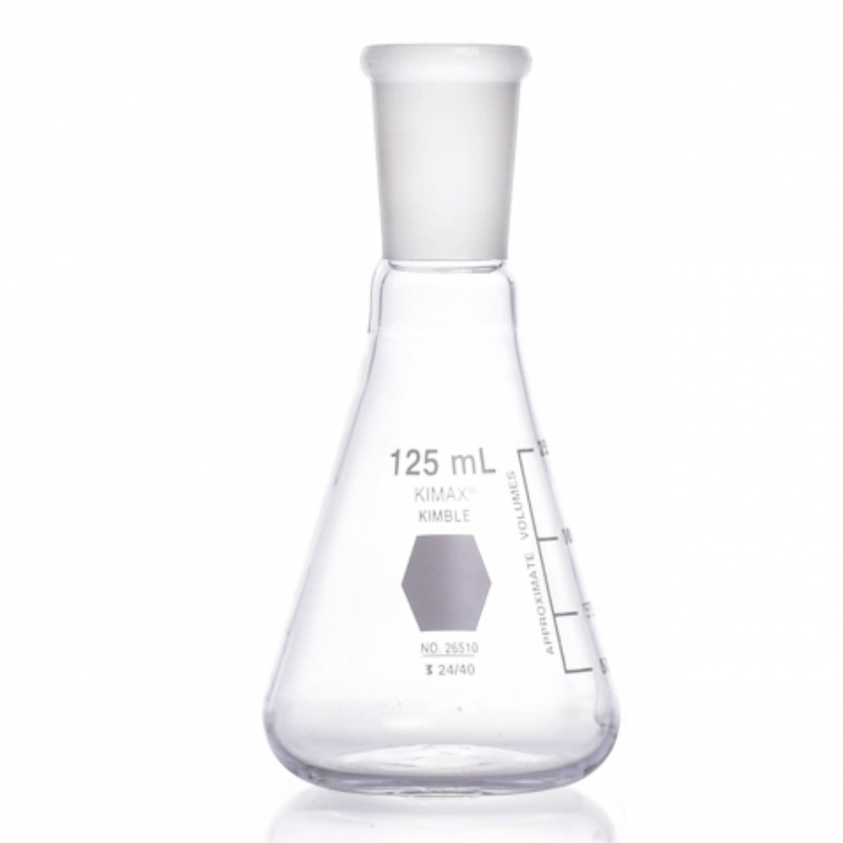 KIMBLE® KIMAX® Jointed Erlenmeyer Flask, 24/40, 125 mL