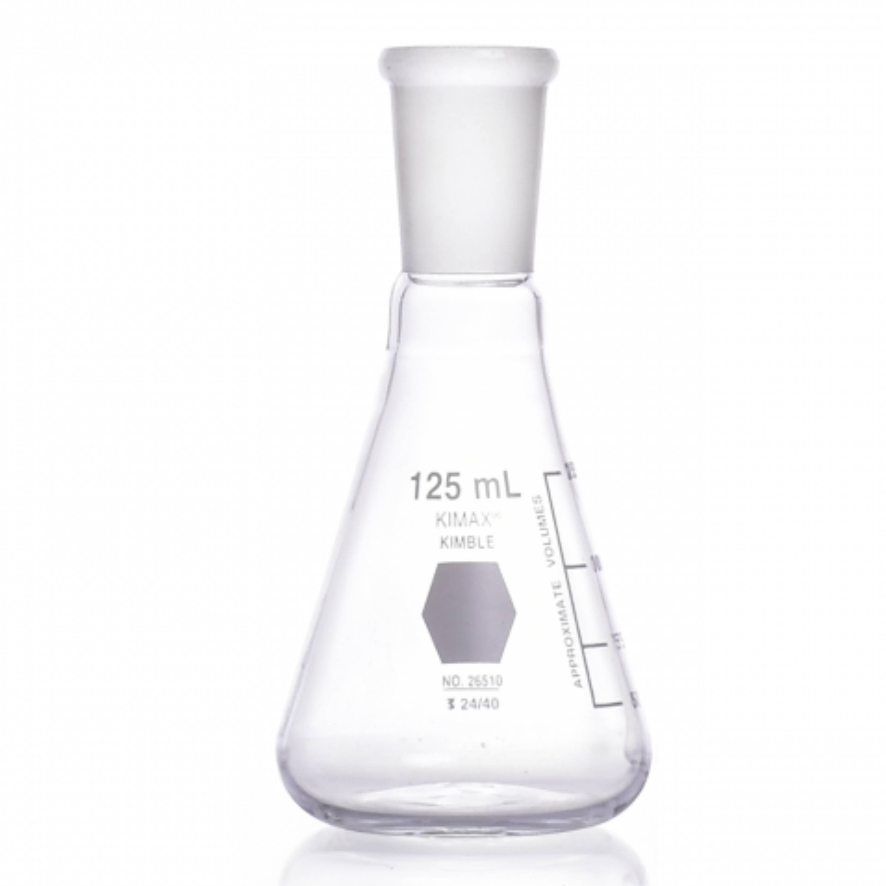 KIMBLE® KIMAX® Jointed Erlenmeyer Flask, 24/40, 125 mL