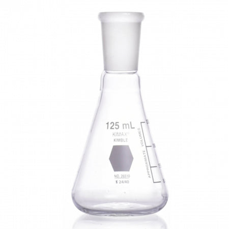 KIMBLE® KIMAX® Jointed Erlenmeyer Flask, 24/40, 125 mL