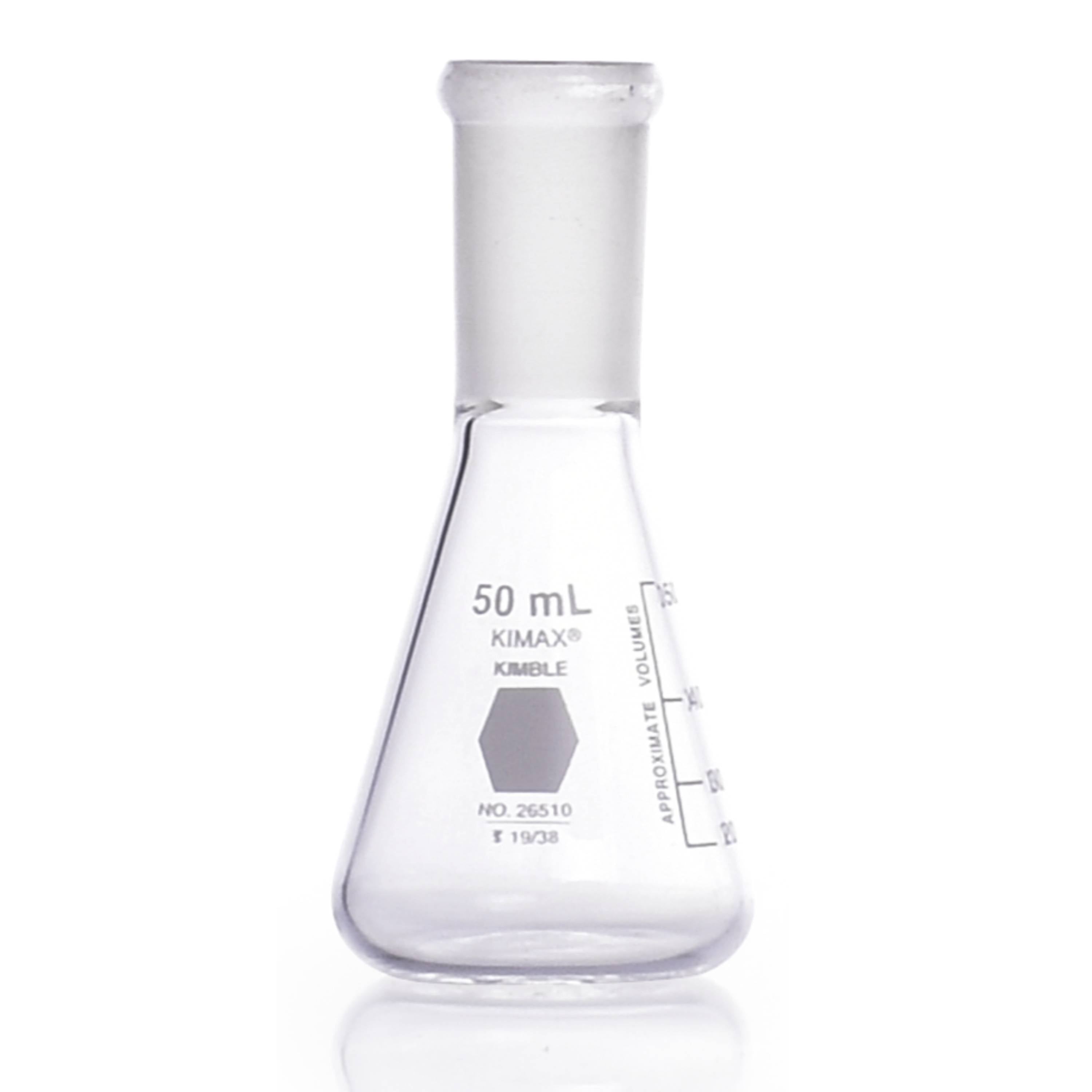 KIMBLE® KIMAX® Jointed Erlenmeyer Flask, 19/38, 50 mL