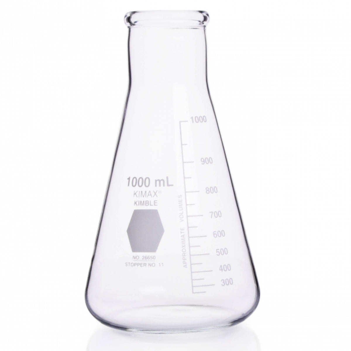 KIMBLE® KIMAX® Erlenmeyer Flask, Wide Mouth, 1000 mL