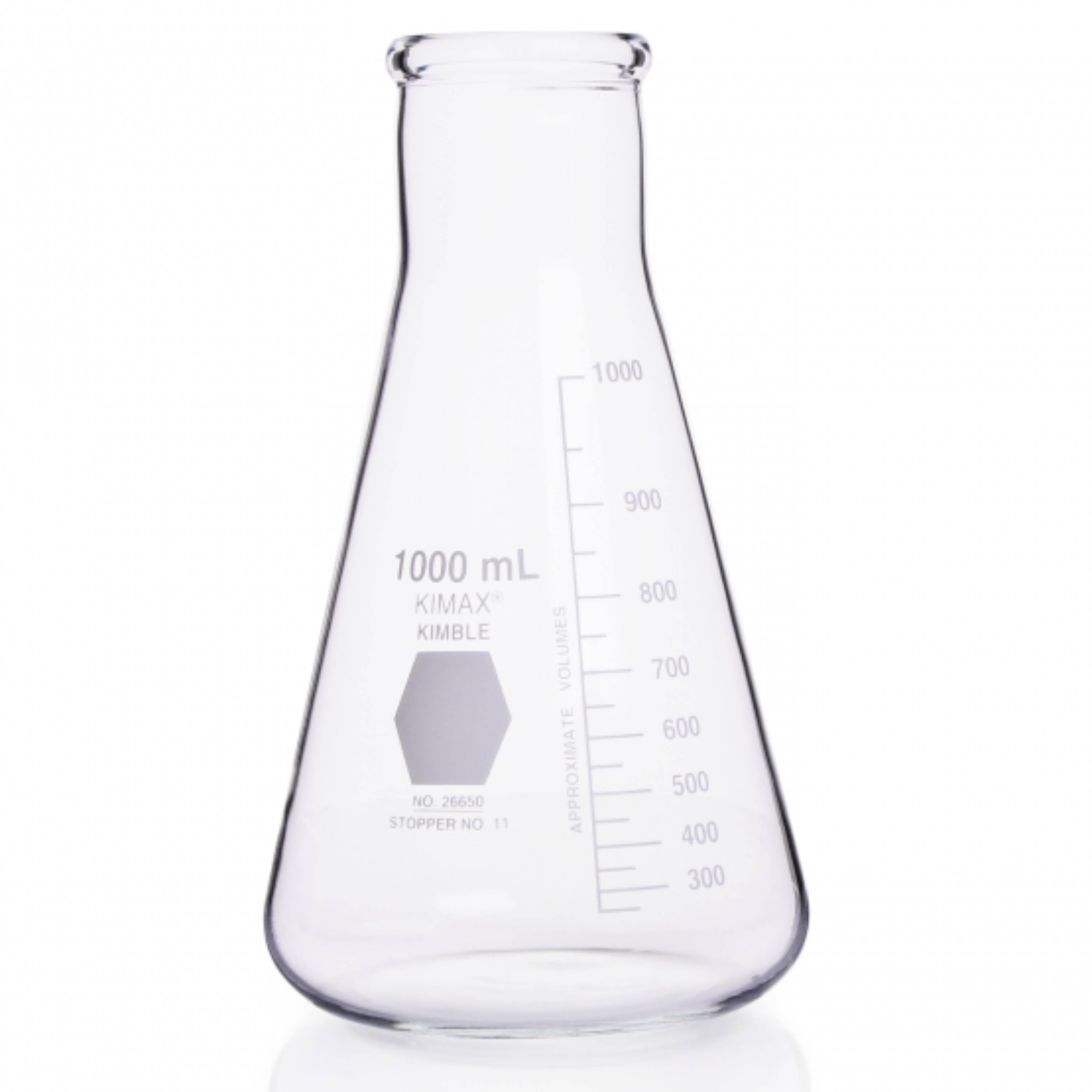 KIMBLE® KIMAX® Erlenmeyer Flask, Wide Mouth, 1000 mL