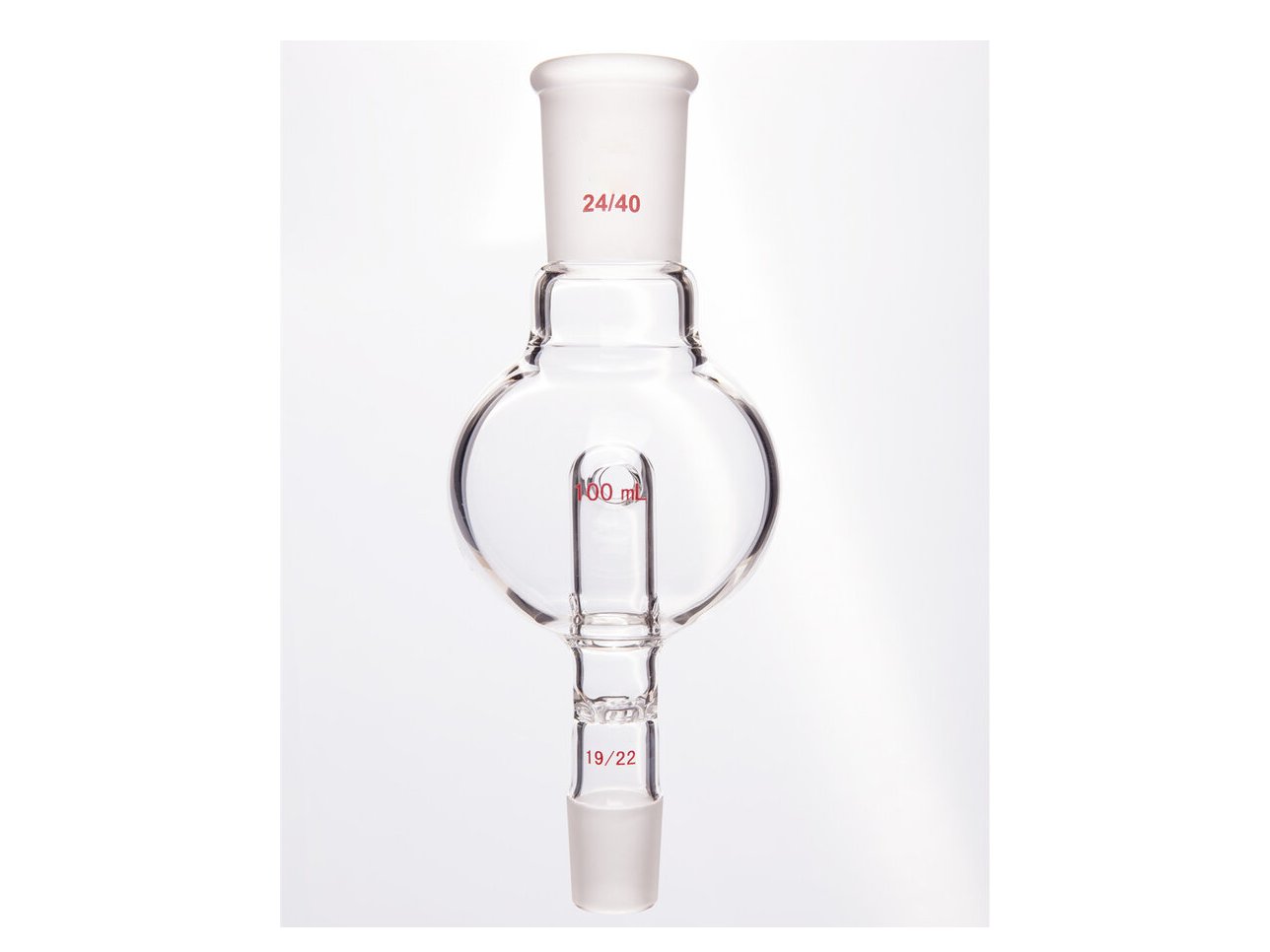 MSE PRO Splash-Proof Balls, with Perforated Plate and Reflux Hole, 24/40-19/22, 100mL - MSE Supplies LLC