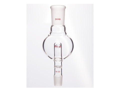 MSE PRO Splash-Proof Balls, with Perforated Plate and Reflux Hole, 24/40-19/22, 100mL - MSE Supplies LLC