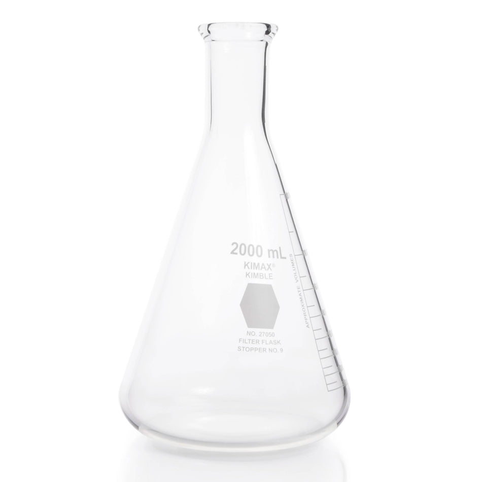 KIMBLE® KIMAX® Heavy Wall Erlenmeyer Flask, narrow neck, 2000 mL