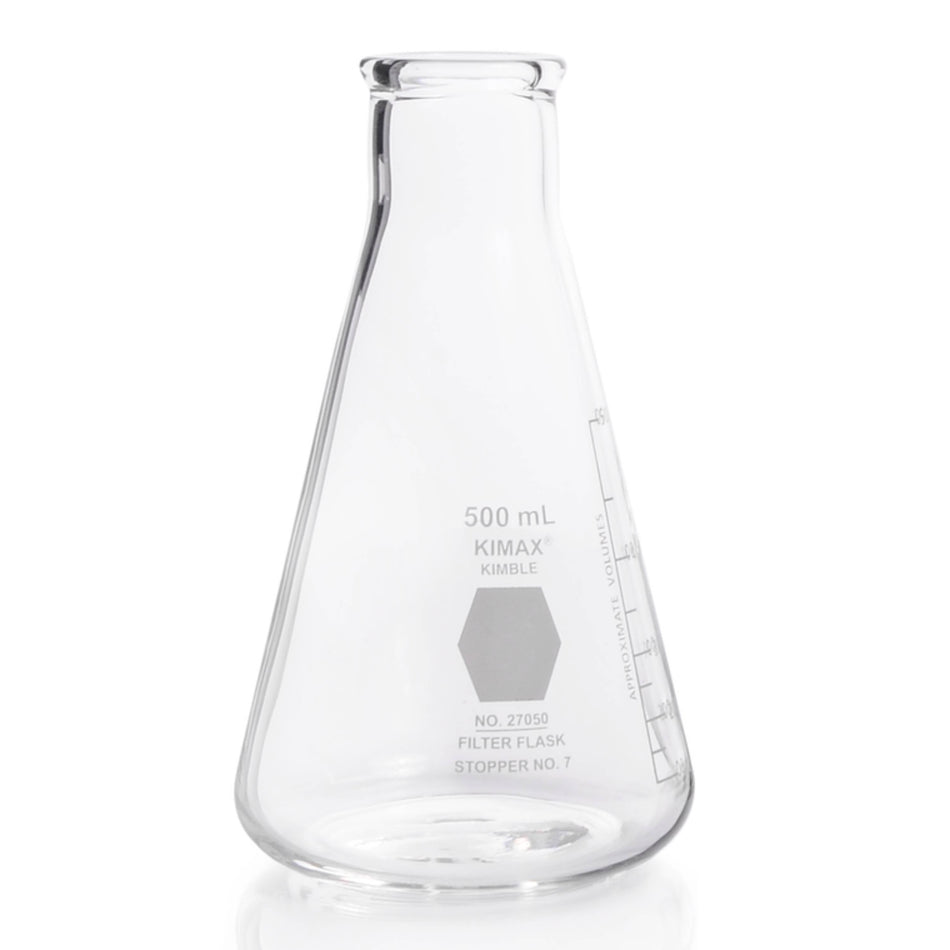 KIMBLE® KIMAX® Heavy Wall Erlenmeyer Flask, narrow neck, 500 mL