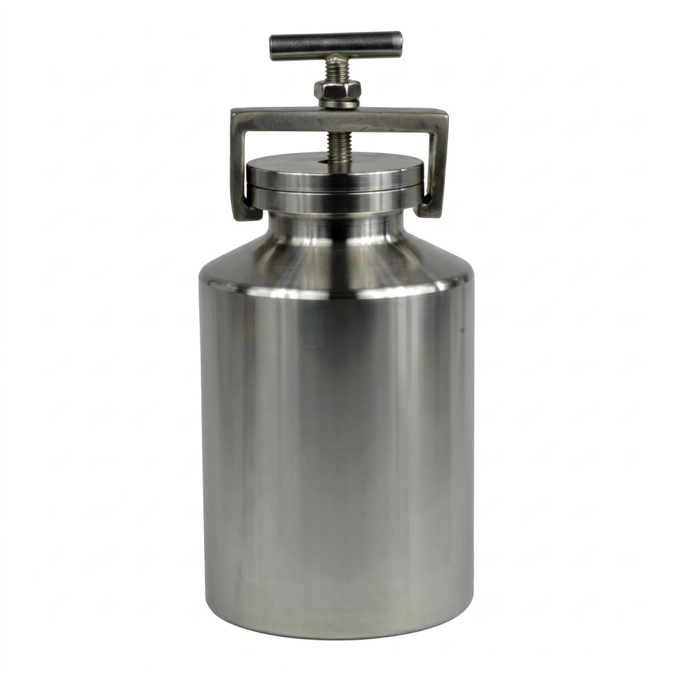 MSE PRO 1L (1,000ml) Stainless Steel Roller Mill Jar - 304 or 316 Grade AI image