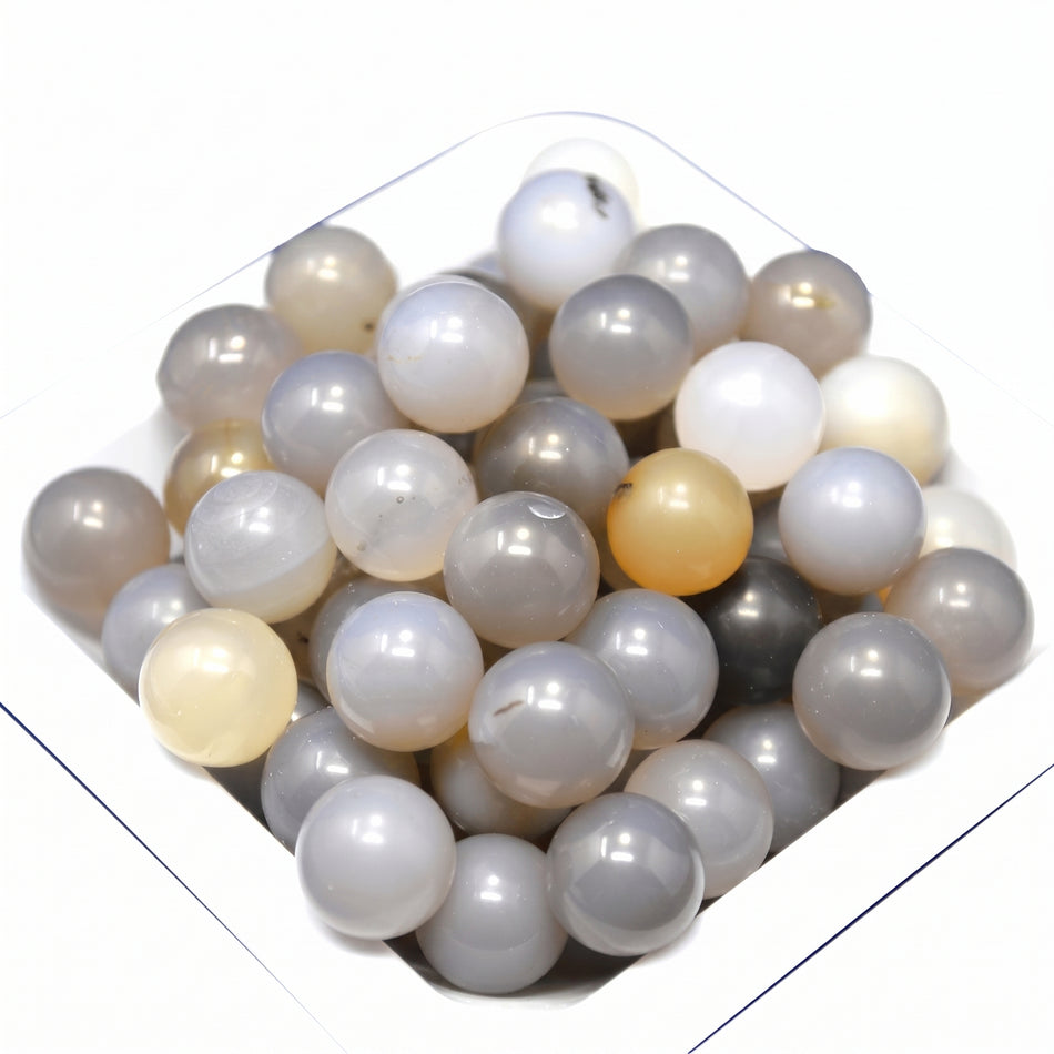 MSE PRO 8 mm Agate Milling Media Balls, 1 kg AI image