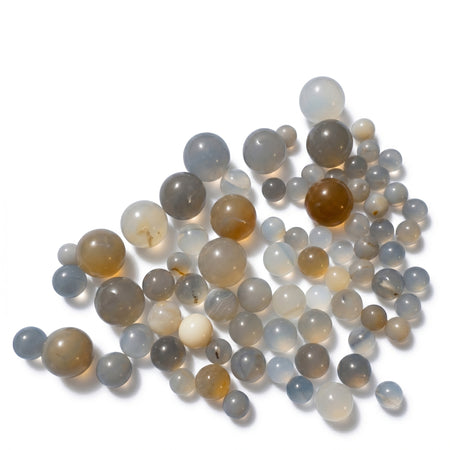 MSE PRO 10 mm Agate Milling Media Balls, 1 kg AI image