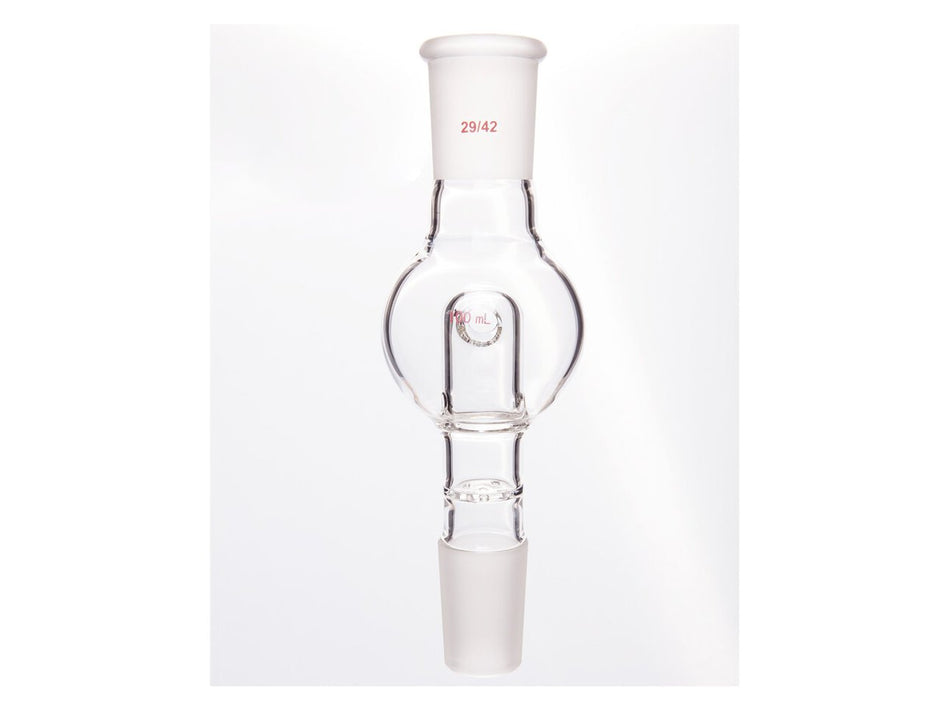 MSE PRO Splash-Proof Balls, with Perforated Plate and Reflux Hole, 29/42-29/42, 100mL - MSE Supplies LLC