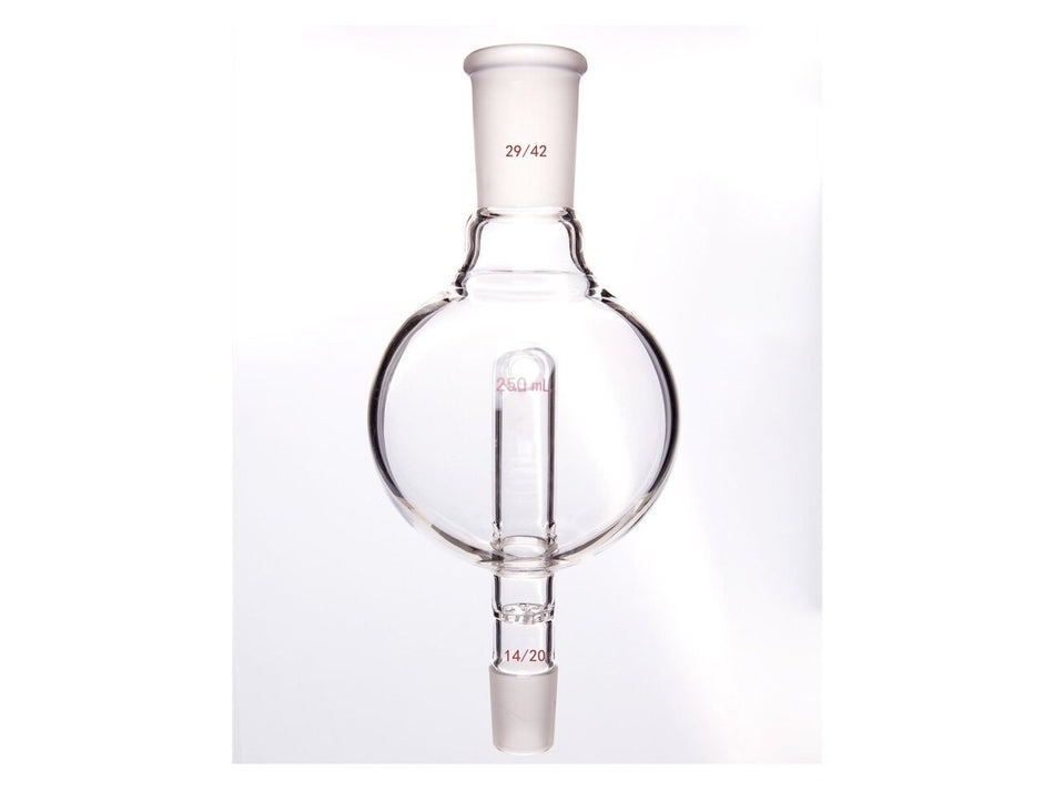 MSE PRO Splash-Proof Balls, with Perforated Plate and Reflux Hole, 29/42-14/20, 250mL - MSE Supplies LLC