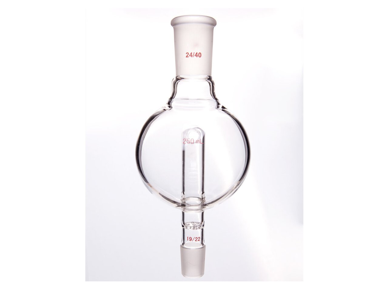 MSE PRO Splash-Proof Balls, with Perforated Plate and Reflux Hole, 24/40-19/22, 250mL