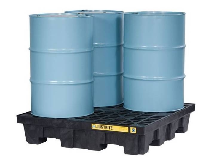 Ecosafe 4 Drums Containment Pallet (In Square) - MSE Supplies LLC