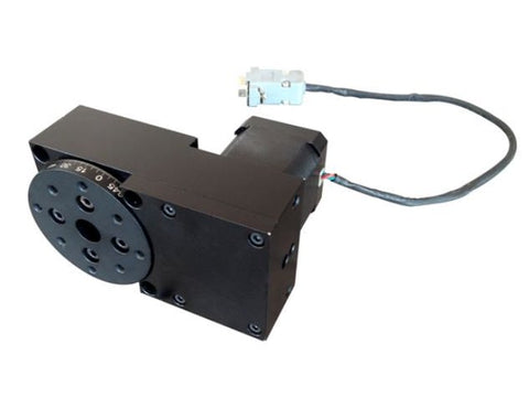 MSE PRO Stepper Motorized Aluminum Alloy Rotation Stages (Angle 360°, Dia. 60mm, Transmission Ratio 1:2) - MSE Supplies LLC
