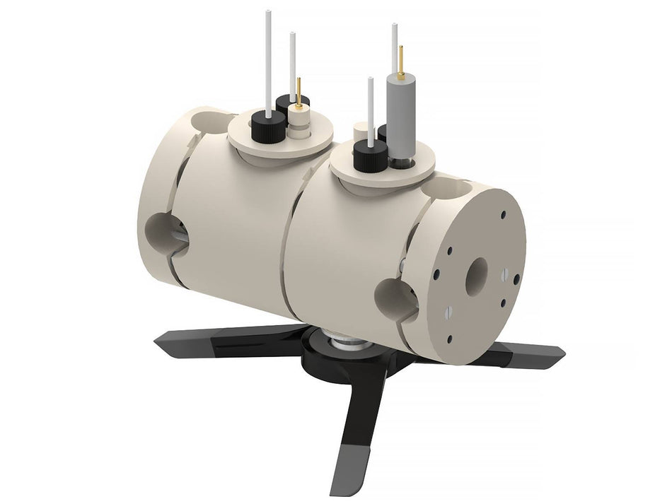 MM PEC H-Cell 2x15 mL- Magnetic Mount Photo-Electrochemical H-Cell, Electrochemical Products, Redox.me, MSE Supplies