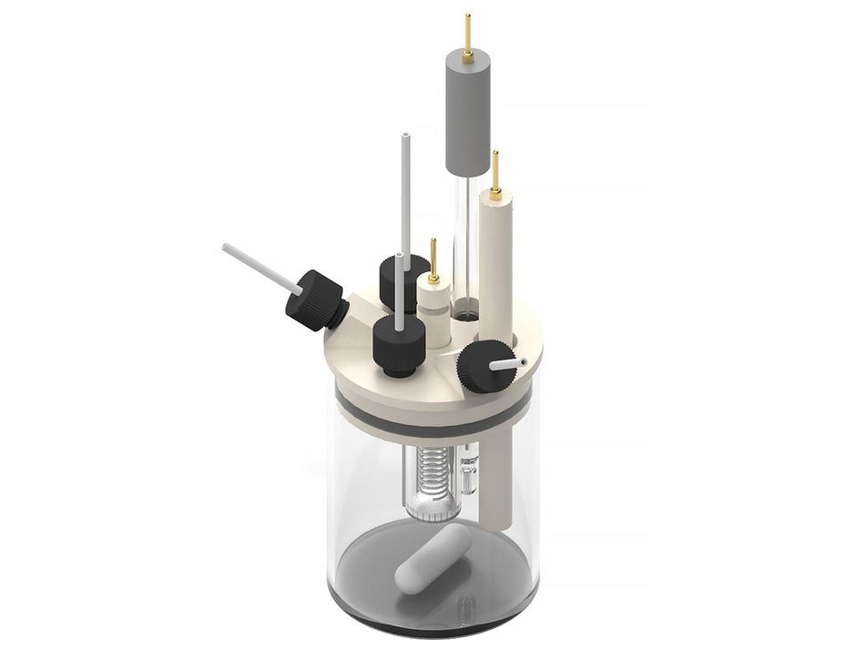 Two-Compartment Electrochemical Cell With Additional Inlet/Outlet, Electrochemical Products, Redox.me, MSE Supplies