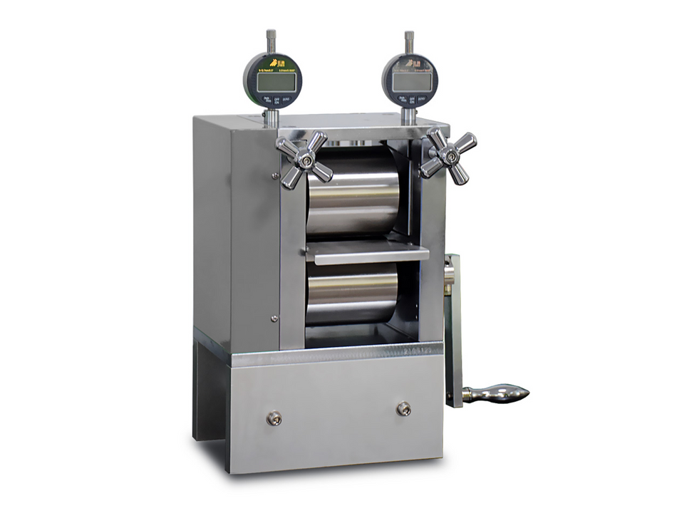 MSE PRO Benchtop Manual Cold Roller Press for Electrode Sheet Calendaring (Ar Glovebox Compatible), Battery Equipment, MSE Supplies LLC, MSE Supplies