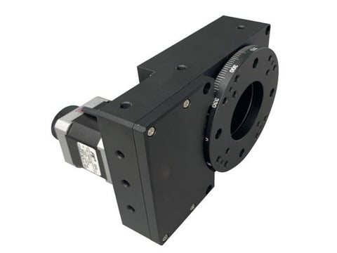 MSE PRO Stepper Motorized Aluminum Alloy Rotation Stages (Angle 360°, φ100mm) - MSE Supplies LLC