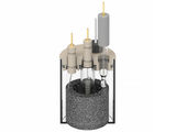 Bulk Electrolysis Two-Compartment Cell - 50 mL - MSE Supplies LLC