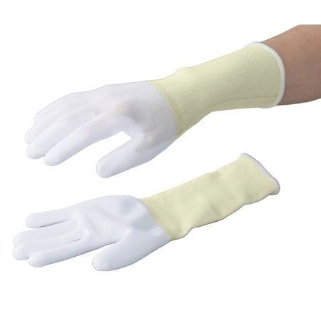 ASPURE 10 pairs Long PU Coat Gloves Over Lock Type Palm Coated SS