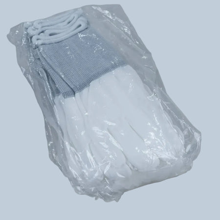 ASPURE Long Inner Gloves Overlock Type L 10 Pairs/Bag