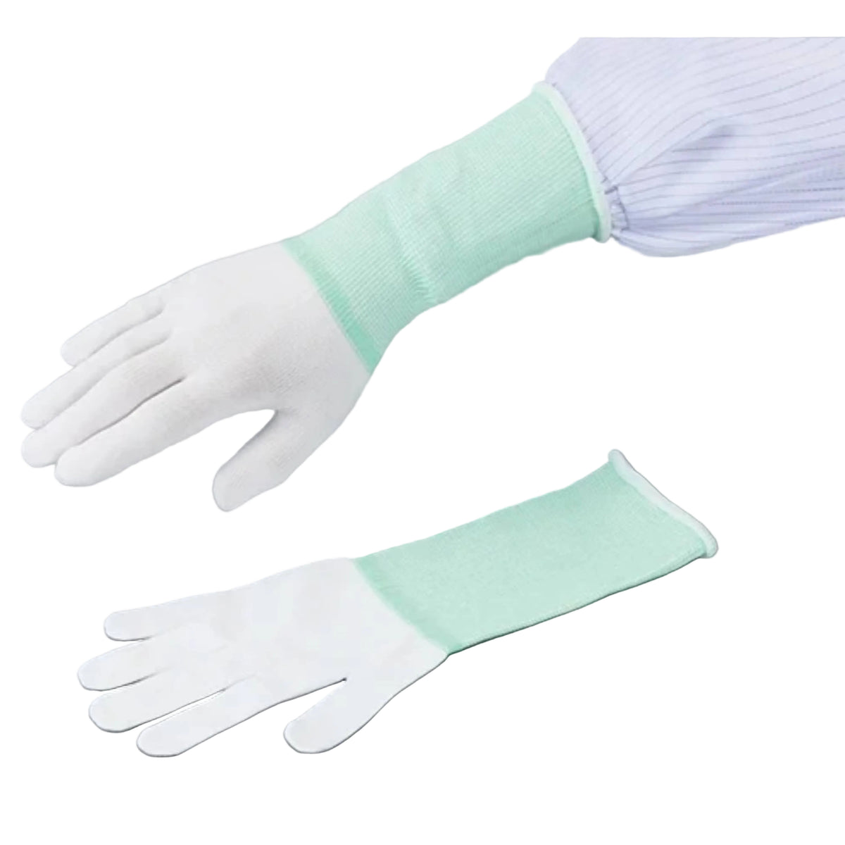 ASPURE Long Inner Gloves Overlock Type S 10 Pairs/Bag