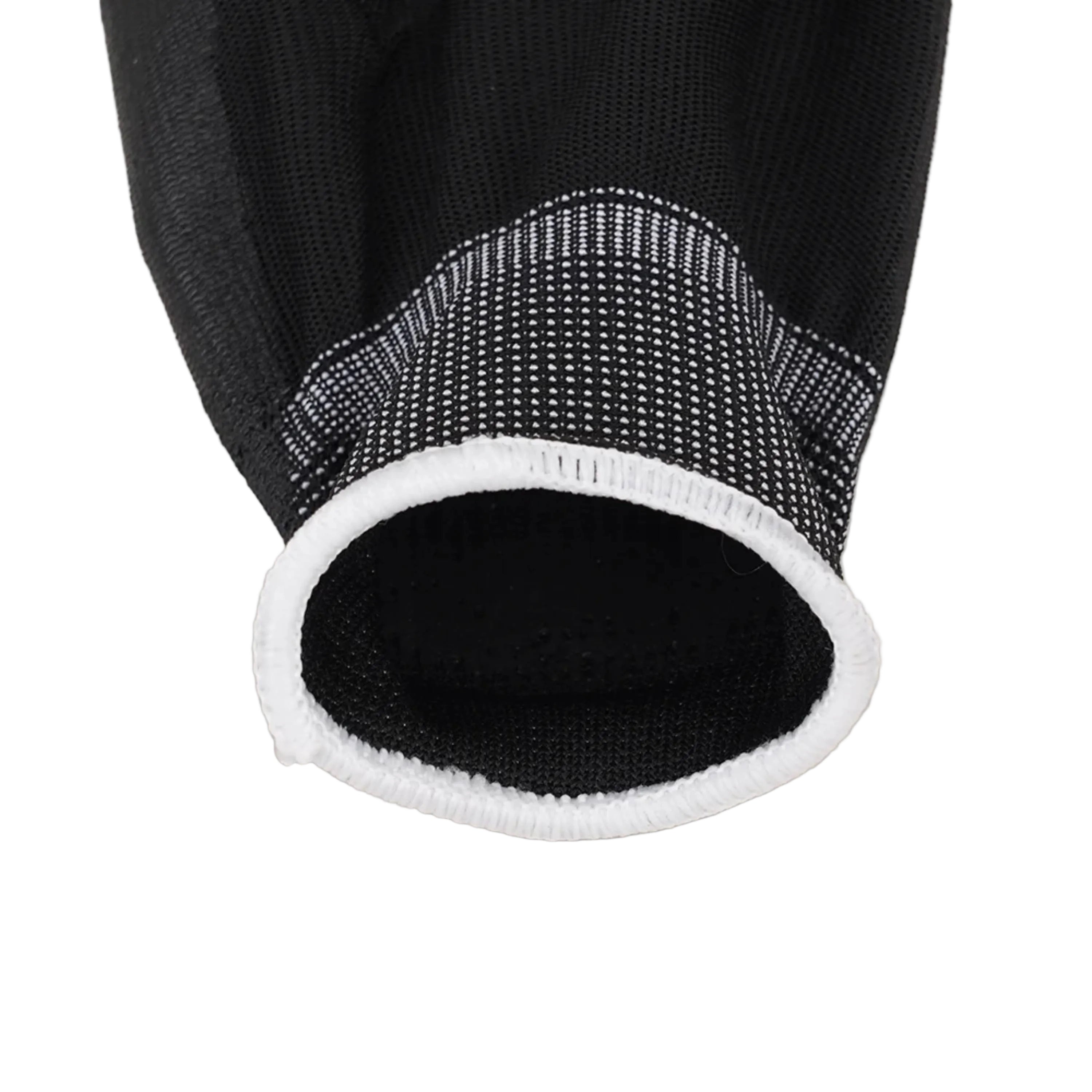 ASPURE Black PU Gloves Overlock, Polyester, Palm Coated S 10 Pairs/Bag