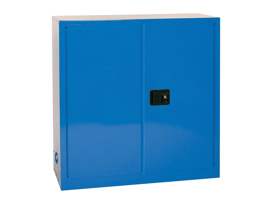 MSE PRO 30 Gallon 2-Door Corrosive Blue Storage Cabinet, Manual Close, Laboratory Supplies, MSE Supplies LLC, MSE Supplies