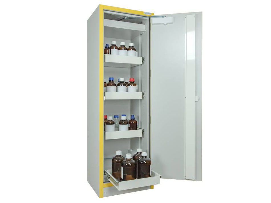 Ecosafe 1- Door Tall Safety Cabinet Type 30 with 4 Sliding Drawers - MSE Supplies LLC