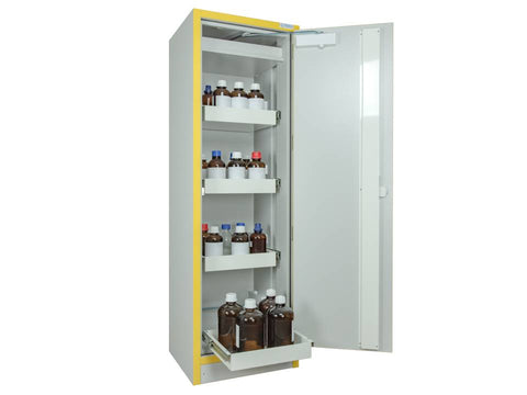 Ecosafe 1- Door Tall Safety Cabinet Type 30 with 4 Sliding Drawers - MSE Supplies LLC
