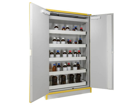 Ecosafe 2- Door Tall Safety Cabinet Type 30 with 5 Sliding Drawers - MSE Supplies LLC