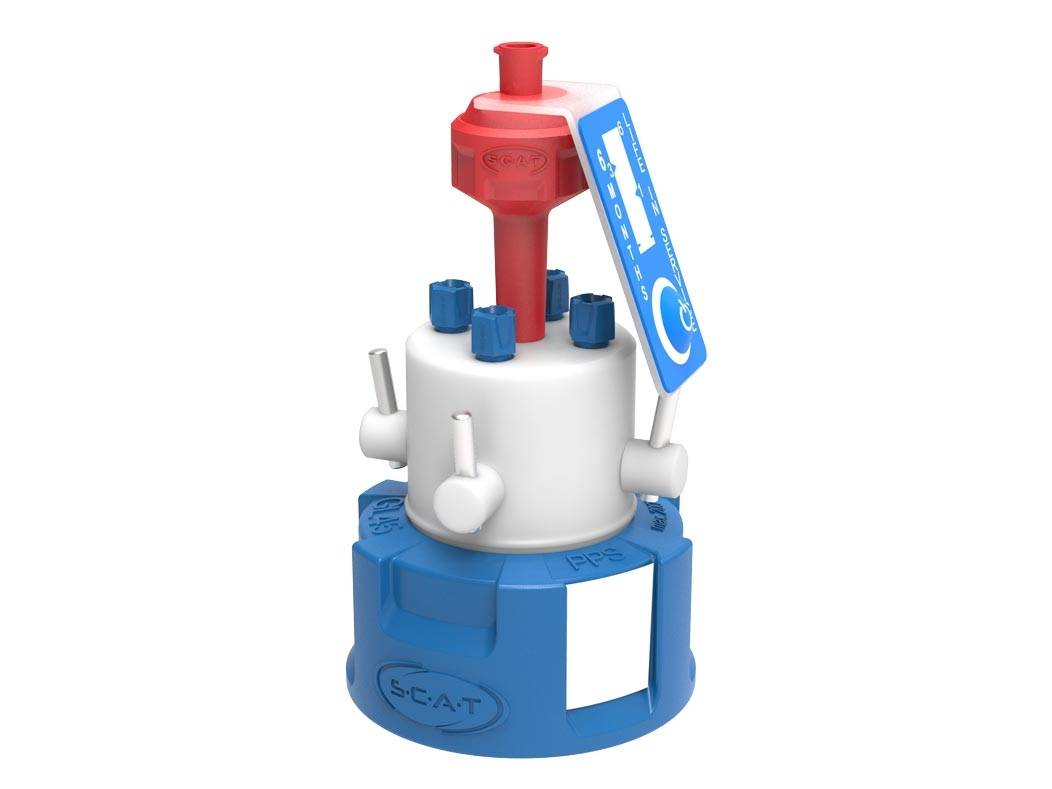 S.C.A.T Safety Cap IV, V2.0, GL45, Stopcock - MSE Supplies LLC