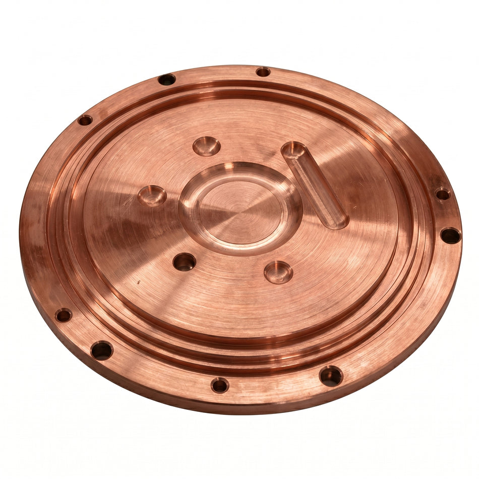 Copper Crucible Plate Standard Mould for Mini Arc Melter MAM-1, Part 0008256 AI image