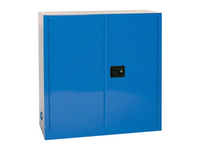 MSE PRO 30 Gallon 2-Door Corrosive Blue Storage Cabinet, Manual Close, Laboratory Supplies, MSE Supplies LLC, MSE Supplies