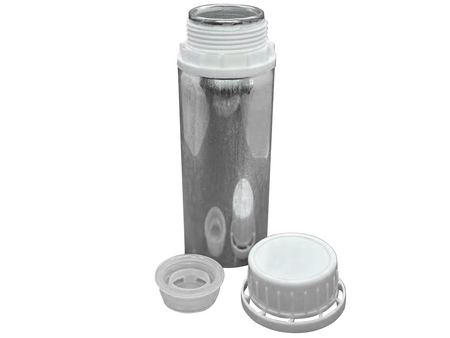 MSE PRO 500 mL Aluminum Bottle with Plug and Cap for Chemicals Storage and Shipping, Laboratory Supplies, MSE Supplies LLC, MSE Supplies