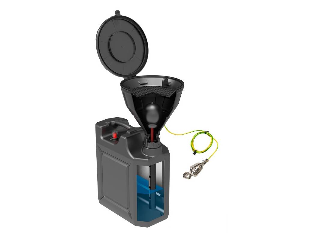 S.C.A.T Funnel "ARNOLD", Ball-Valve, V2.0, S55, el - MSE Supplies LLC