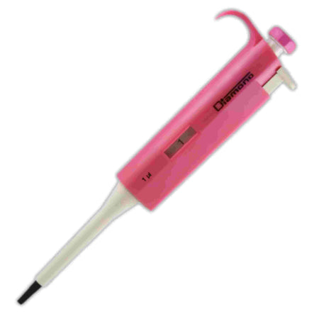 Globe Scientific Diamond Fixed Pipette1ul, Pink